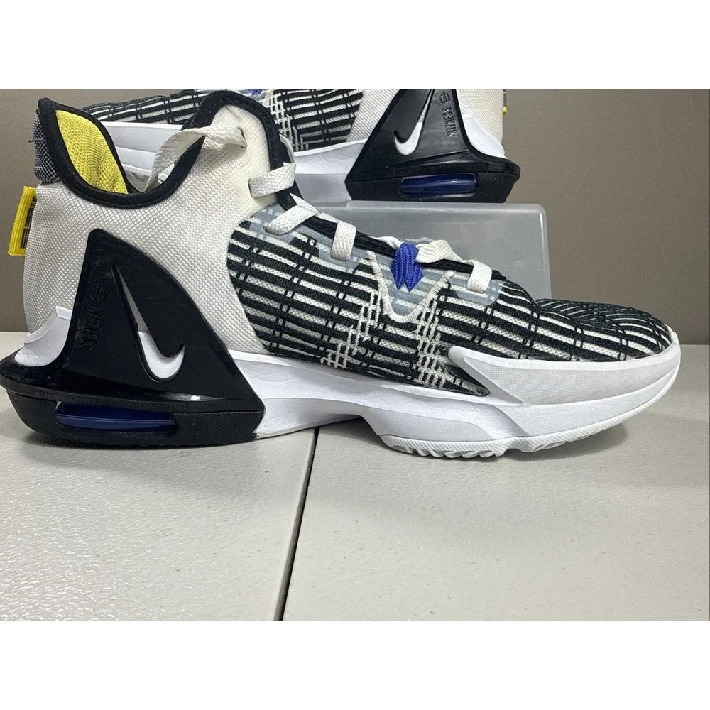 Nike LeBron Witness‎ 6 Black US 10 Mens Basketball Shoes CZ4052-100 EUC CLEAN